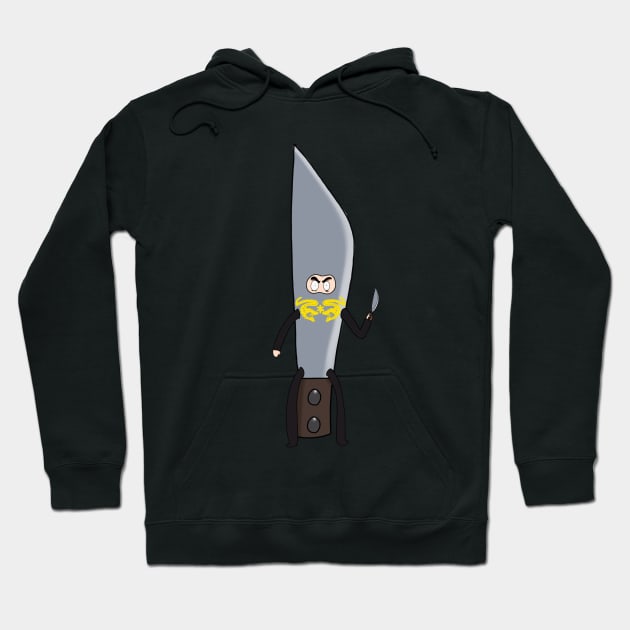 Ninja Brian - Knife Costume Hoodie by ASinglePetal